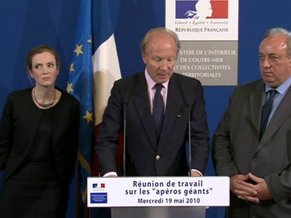 Réunion de travail sur l'organisation des "apéros géants"