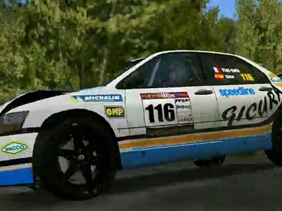 Rallye de la Pina Canale - Joux Plane II 1er passage