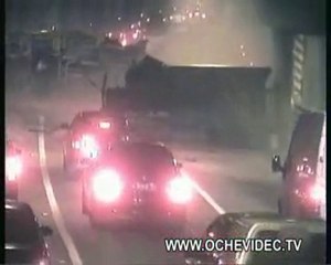 Lefortovo Tunnel - Truck accident