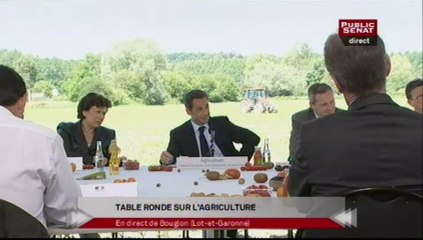 Evénement - M. Sarkozy en déplacement dans le Lot-et-Garonne