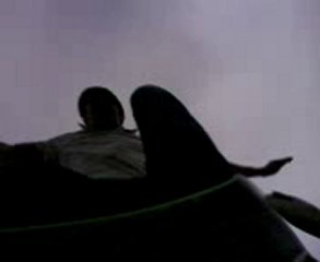 ollie 180 vue de dessous sur pante incliné