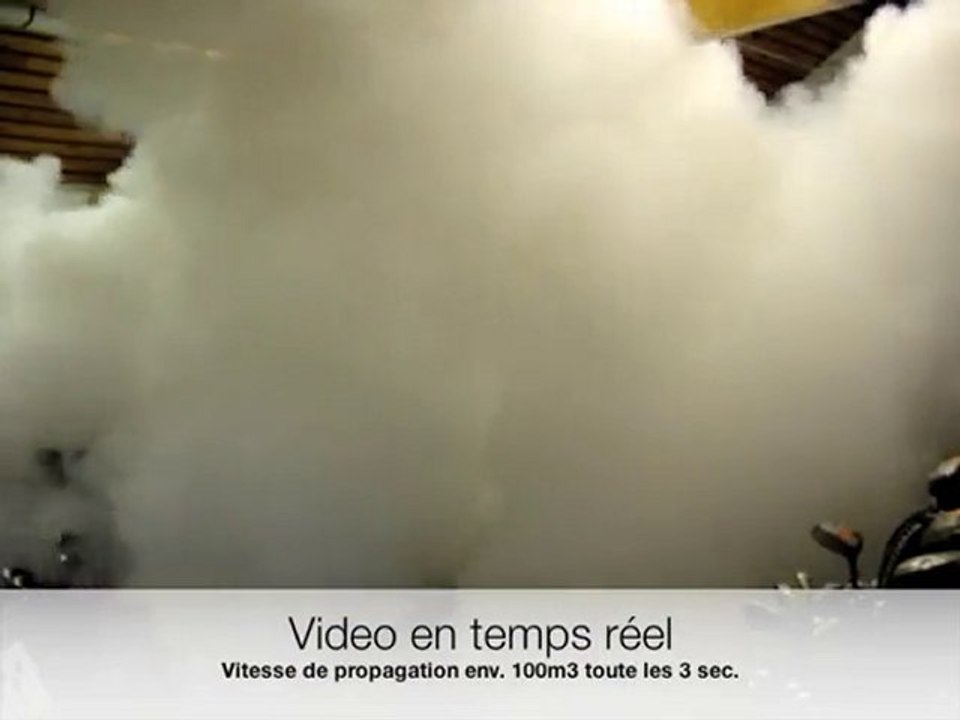 Alarme fuméé - Générateur de brouillard opacifiant