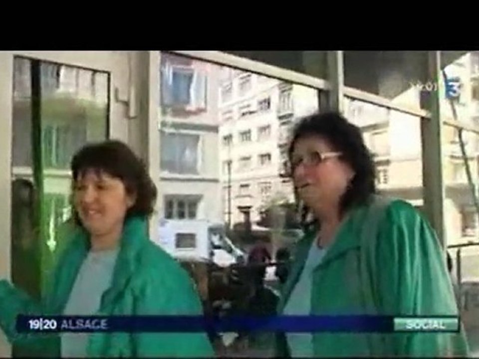 La caravane des chômeurs et précaires à Strasbourg