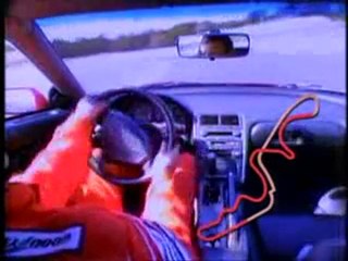 Ayrton Senna Honda NSX direksiyonunda-trformula1.com