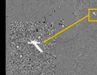 Ovni près du soleil image de la Nasa