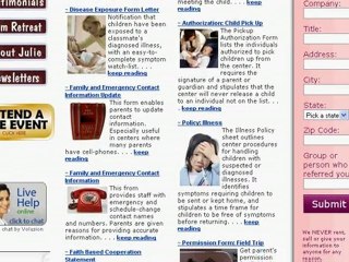 Best Child Care Forms to Download and Use