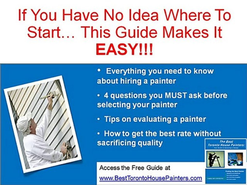 Toronto House Painters - Your Guide to Honest Painters in TO