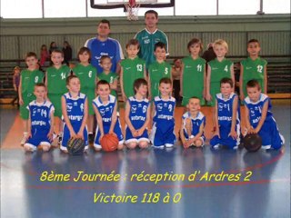Championnat basket minipoussins phase 1 2009/2010
