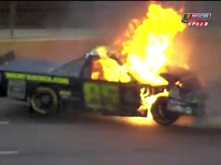 nascar truck charlotte crash