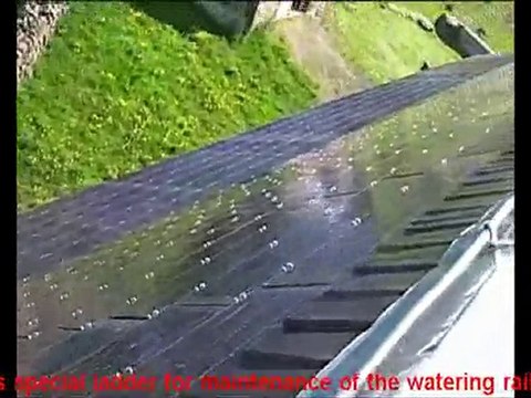 OPALE photovoltaics with its ladder on the watering rail