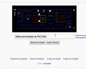 Quand Google croque Pac Man