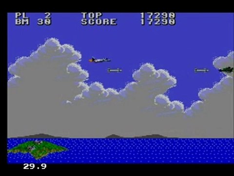 niveau 1 Aerial Assault sega master system