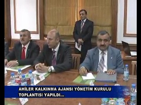 Ahiler kalkınma ajansı toplantısı