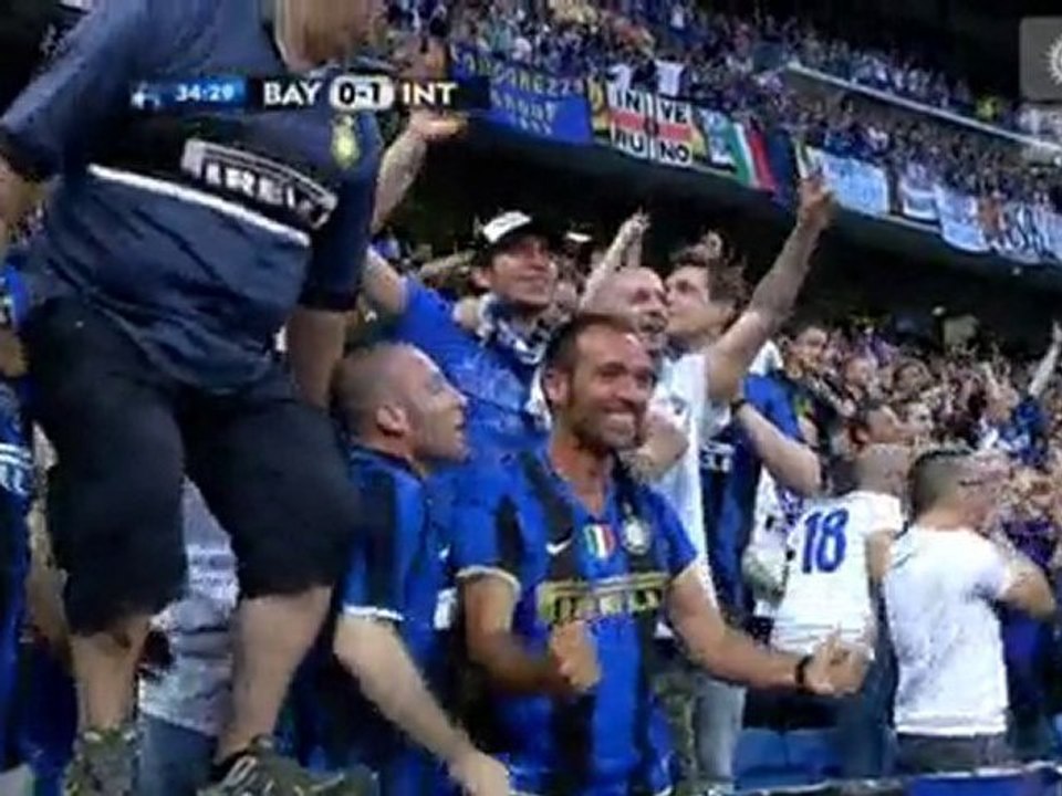 Inter Milan Vs Bayern Munich 1-0 Milito 22/05/2010