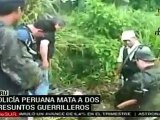 Policia peruana mata a dos presuntos guerrilleros