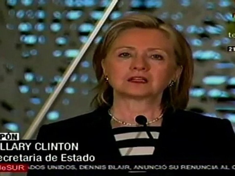 Clinton exige respuesta a Norcorea por hundimiento de buque