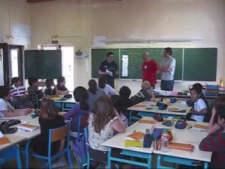 Leçon de sécurité routière à La Ferté-sous-Jouarre.