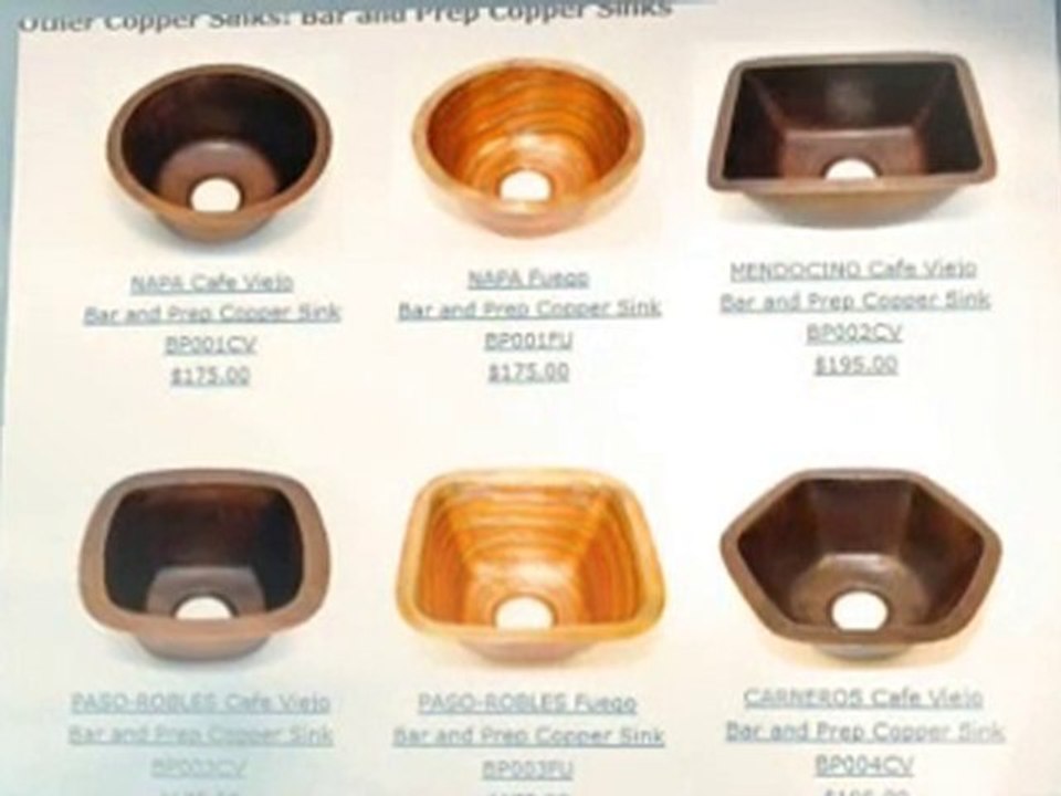 kitchen copper sinks, hammered copper sinks, custom copper