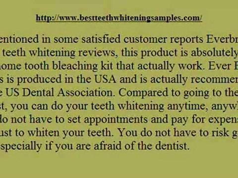Buy Ever Bright Smile Teeth Whitener Review