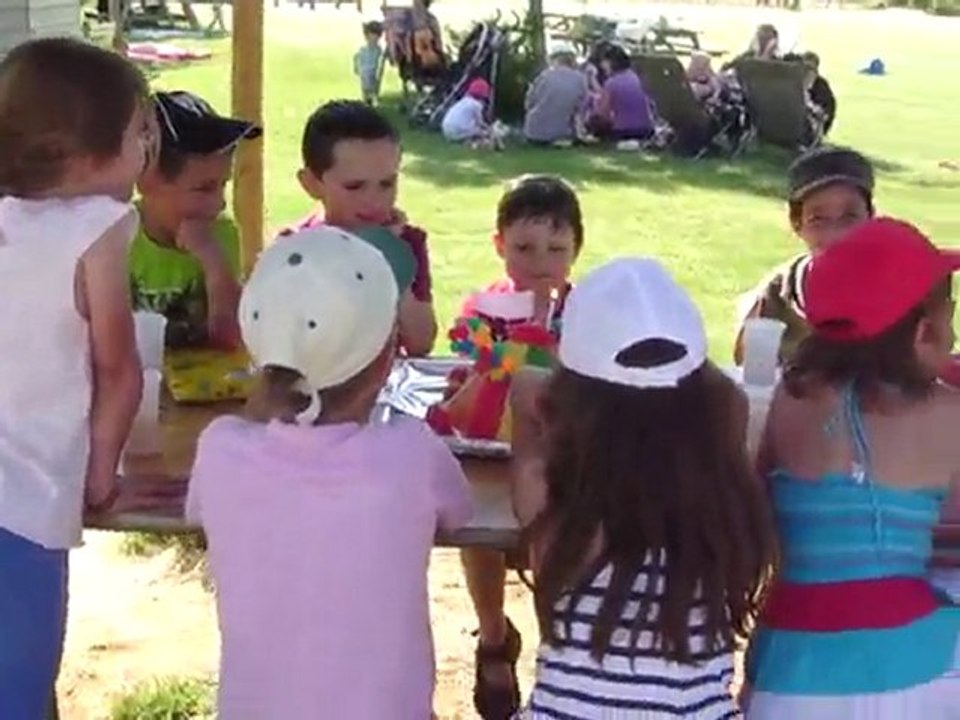 22 mai 2010 gâteau d'anniv Justin