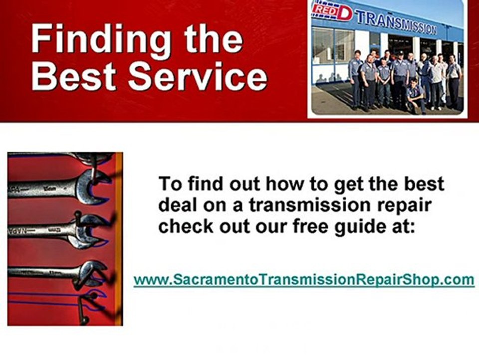 Sacramento Transmission Repair Shop