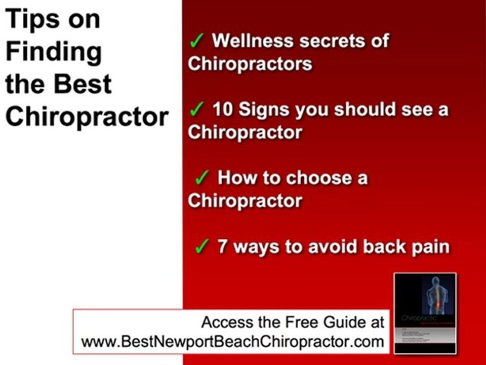 Newport Beach Chiropractor Tips 7 Ways to Avoid Back Pain