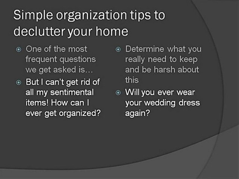 Organizing Tips For Your Home