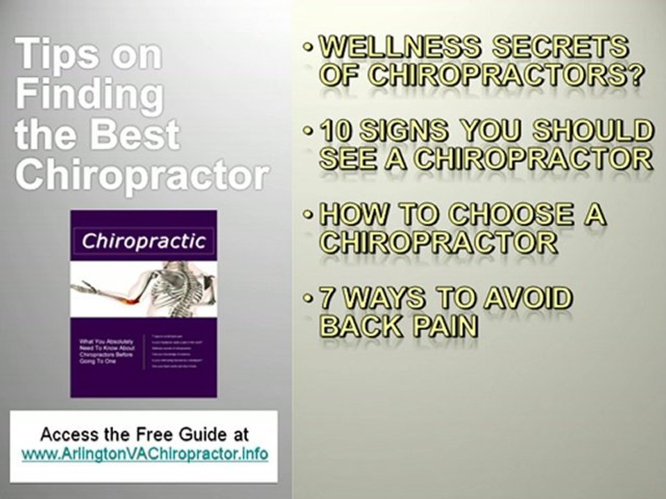 Arlington VA Chiropractor