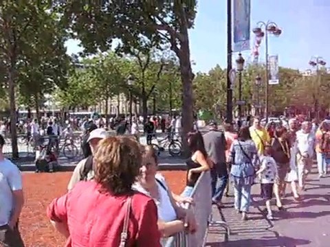 La Nature aux Champs-Elysées : vue d'en haut
