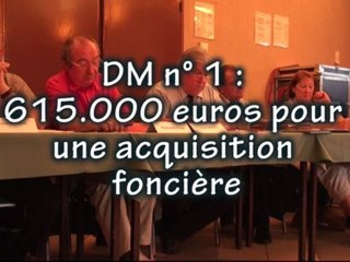 DM 1 pour acquisition nouveau terrain Centre Loisirs