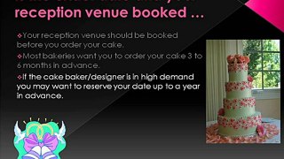 Best Wedding Cakes Mississauga -When Should You Book?