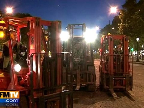 Les Champs-Élysées sous la verdure
