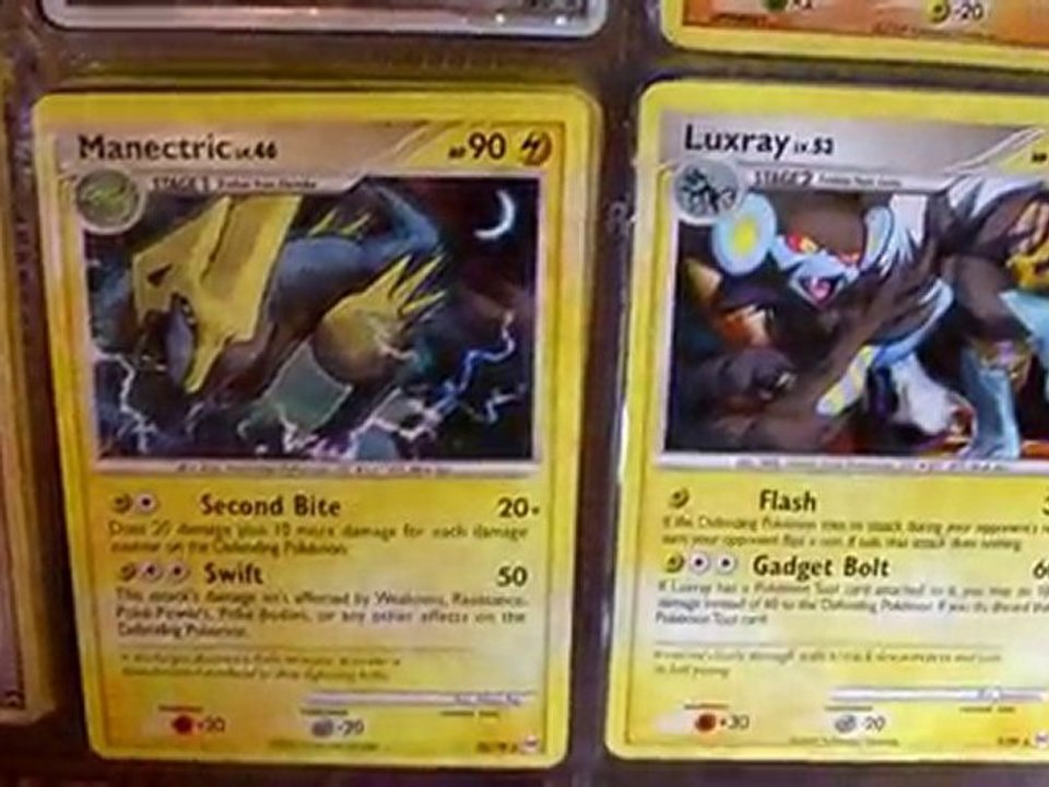 Présentation cartes Pokémon