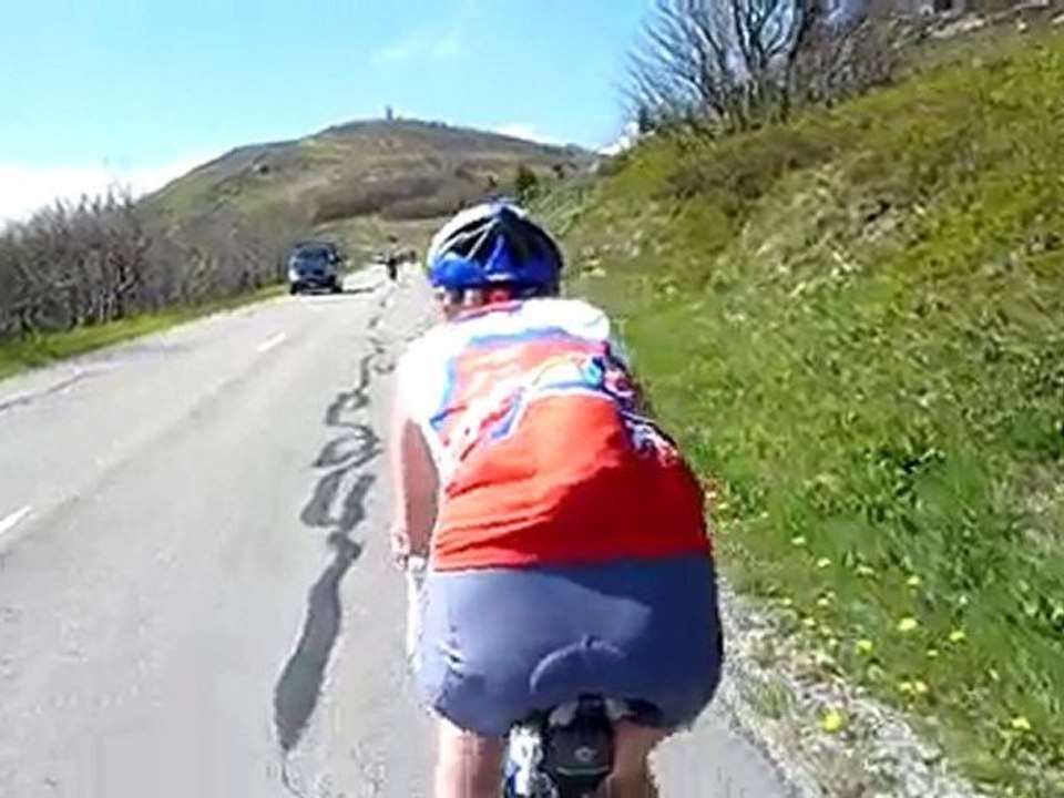motards au Grand Ballon des Vosges
