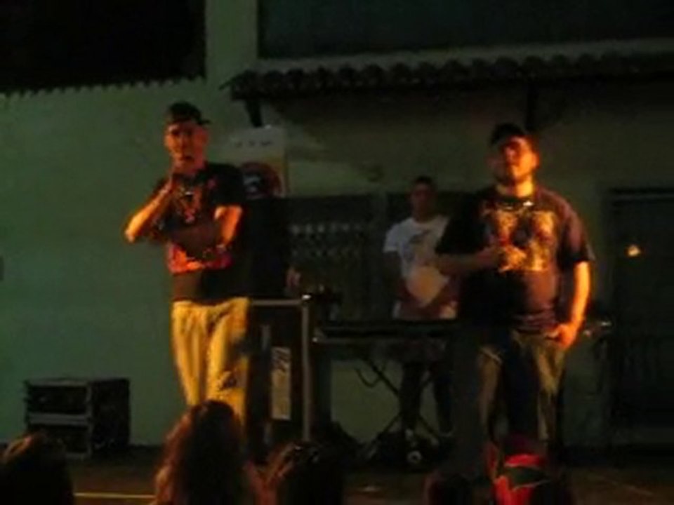 Concert de Zika et K-ryl à la féria de Nîmes le 22/05/2010