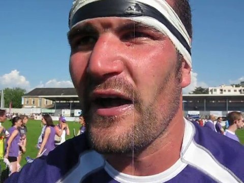 Rugby - Réaction de Chritophe Bernardot après USB- Béziers
