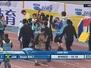 Usain Bolt 19.76 - 200m Men - 2010 Shangai Diamond League