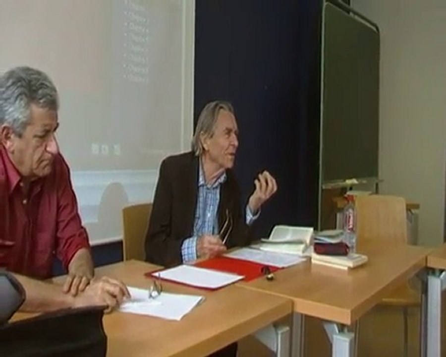 Jean Pierre Faye 6 Colloque Philosophie Praxis Ecologie UPJV