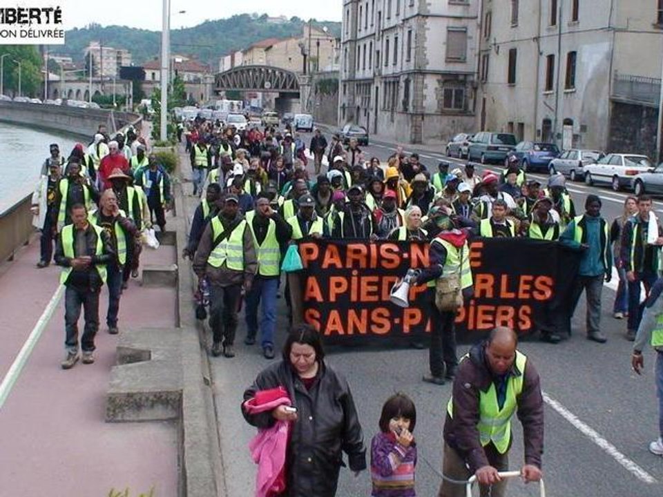 Marche PARIS NICE des Sans-Papiers (15-16 mai)