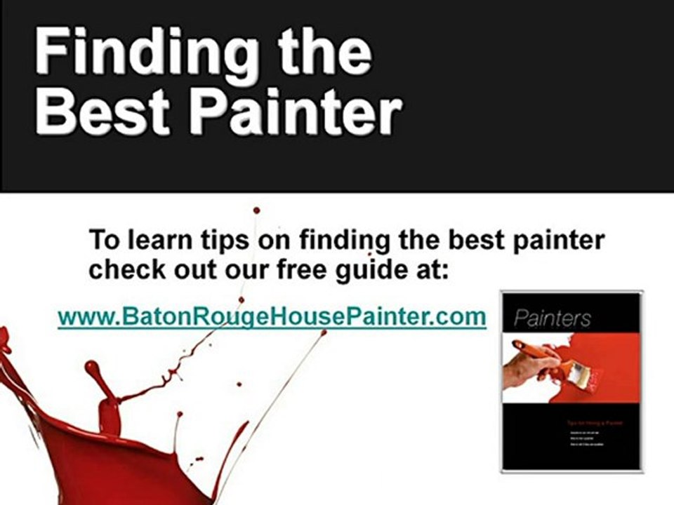 Best Baton Rouge House Painter