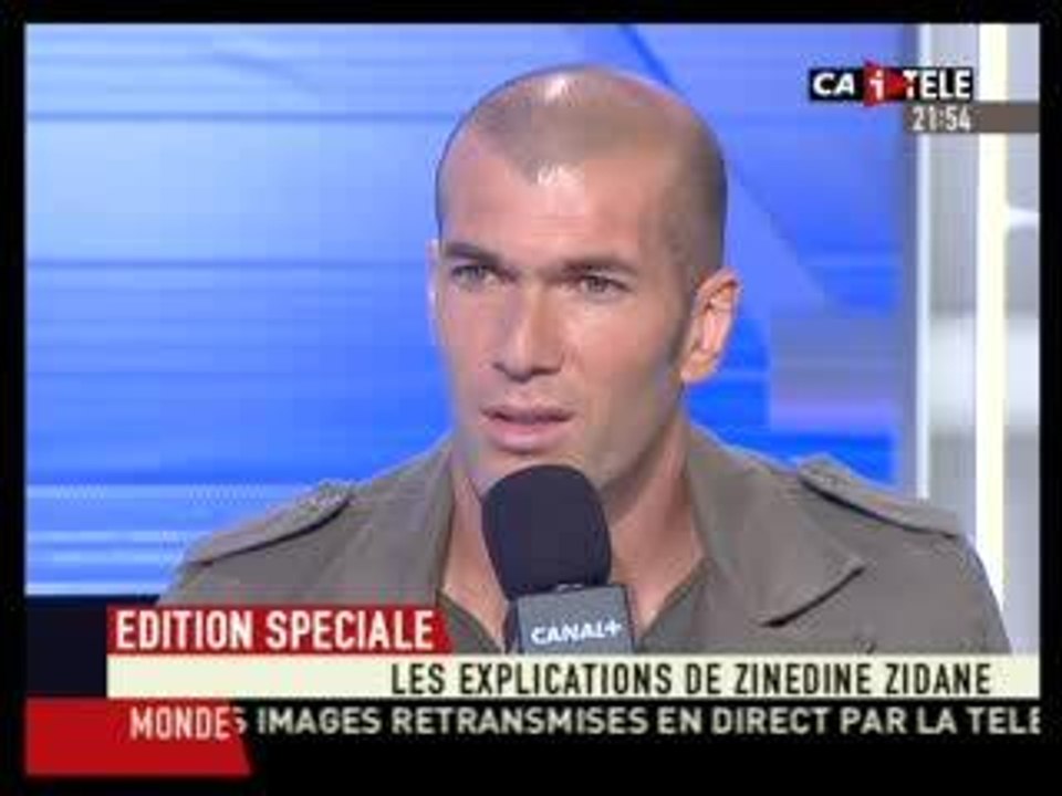 Zidane sur i tele