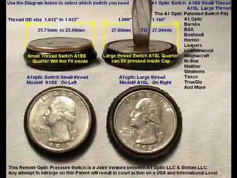 Red Dot Scope with tactical switch