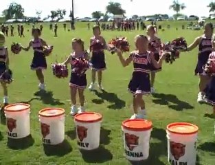 Cheerleader Bucket Chairs with sticviews Custom Decals