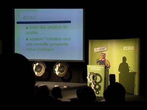 Congrès socio-économique d'Ecolo, 23 mai 2010