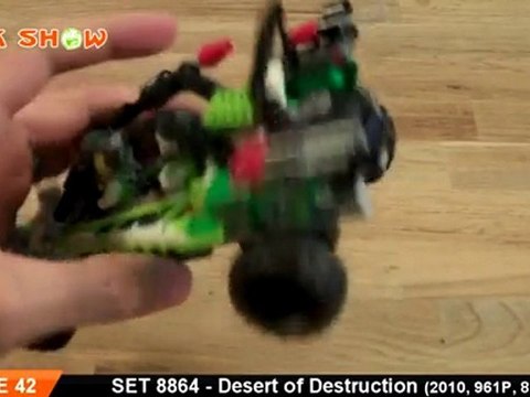 LEGO 8864 : LEGO Desert of Destruction World Racers Review