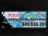 Surfing lessons surfboard rental Huntington beach