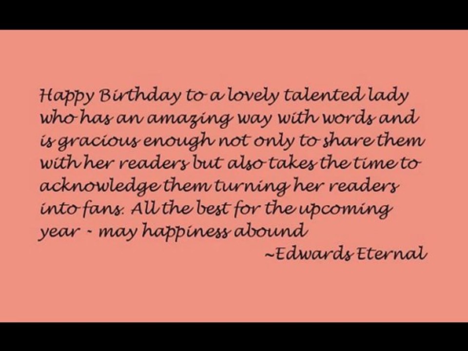 Happy Birthday, baby!