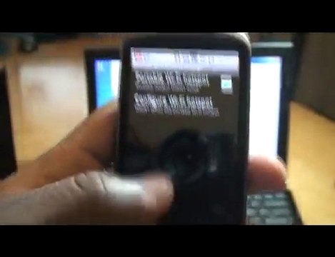 Android Froyo 2.2 on Motorola Droid First Look