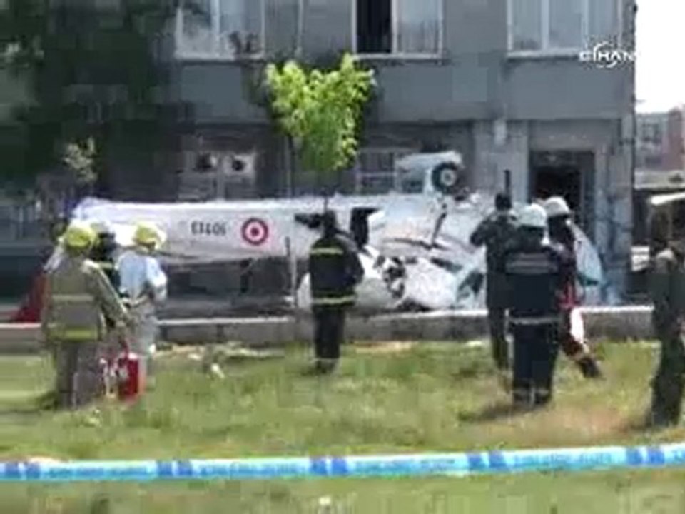 Samandıra_da askeri uçak düştü-haberdar.com