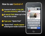 Control F -AppStore- Tricks to launch from Safari